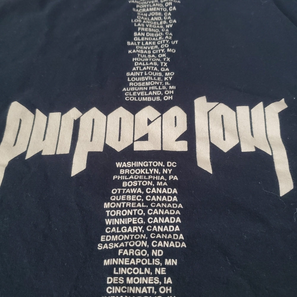 Justin Bieber Purpose Tour Band T - Picture 5 of 6